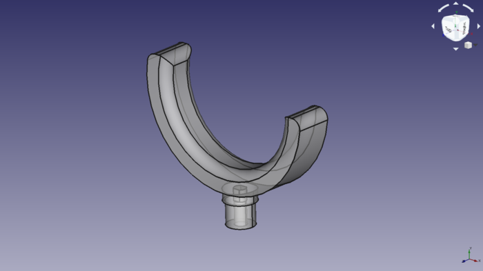 Modèle de poignée de joystick adapté au moignon