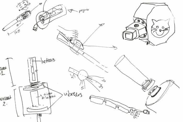 montage croquis préparatifs